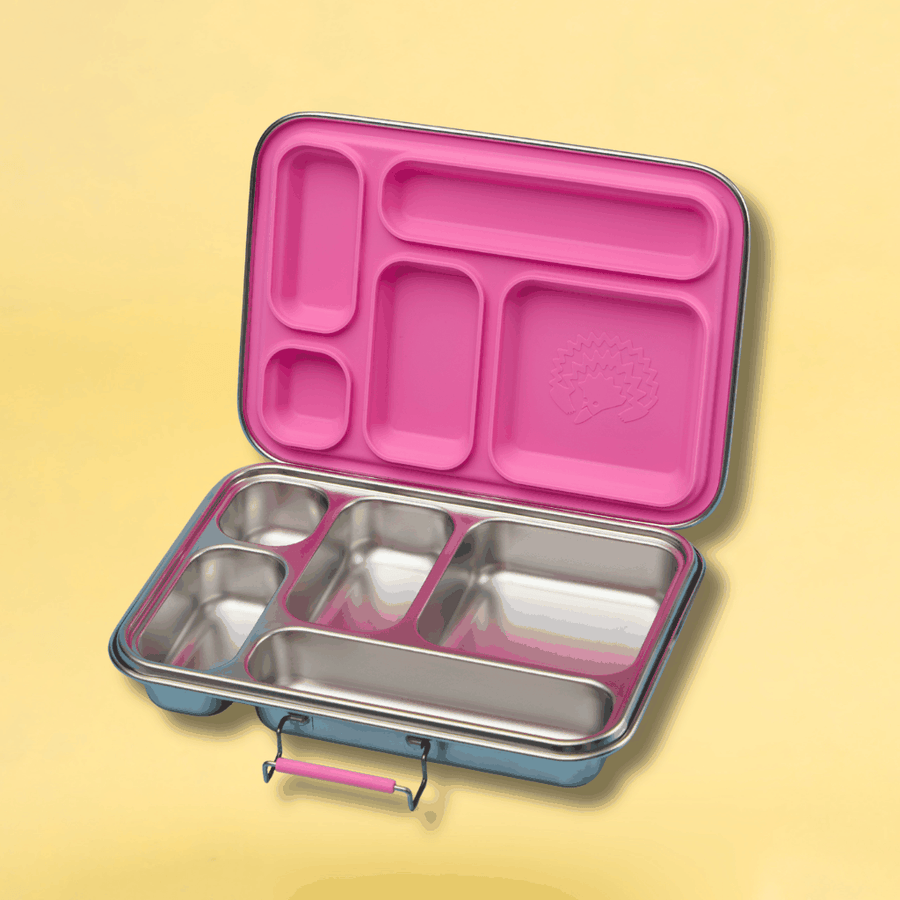 Stainless Steel Bento 5 Lunchbox - Pink Galah