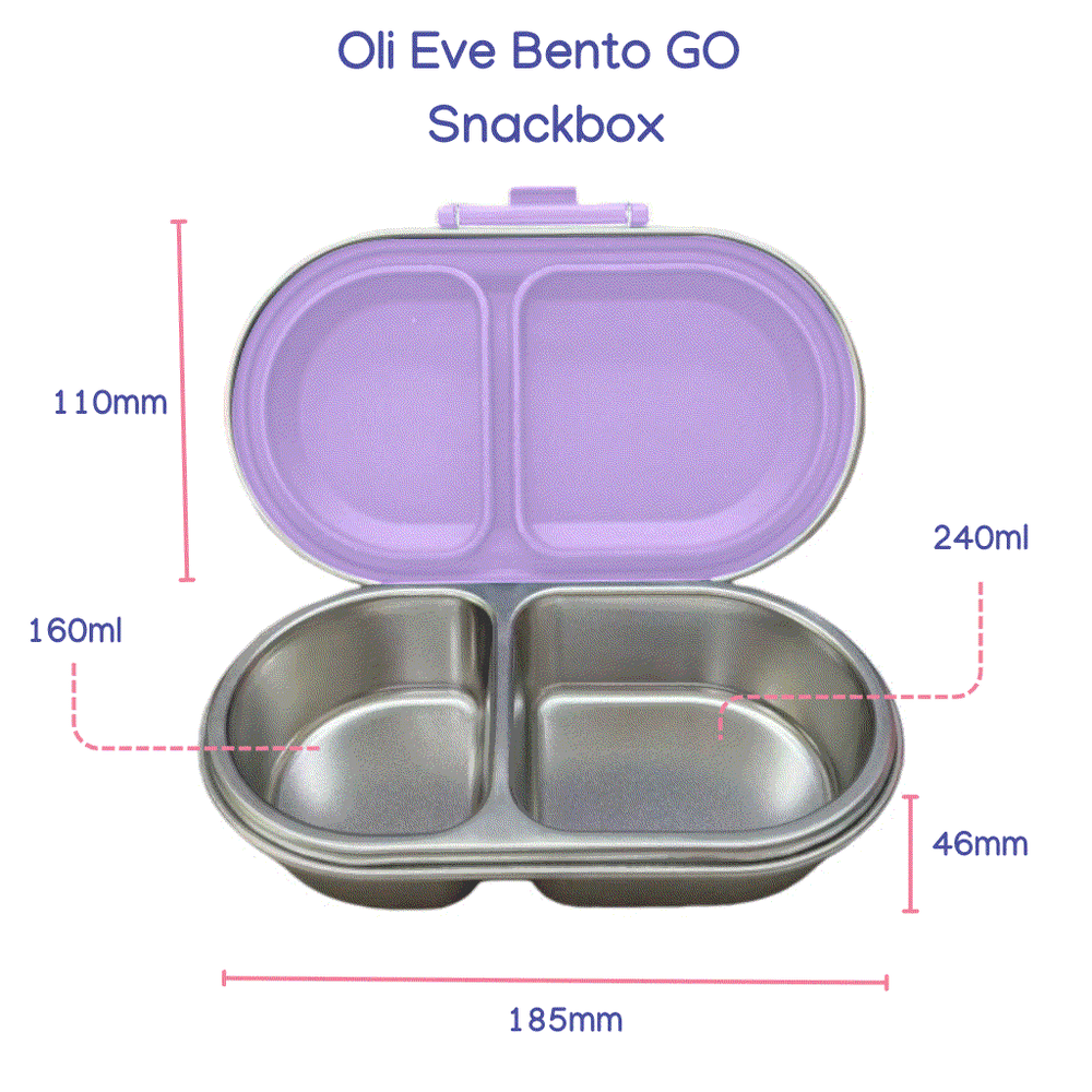 Open Jacaranda Mist Oli Eve Bento Go with its dimensions