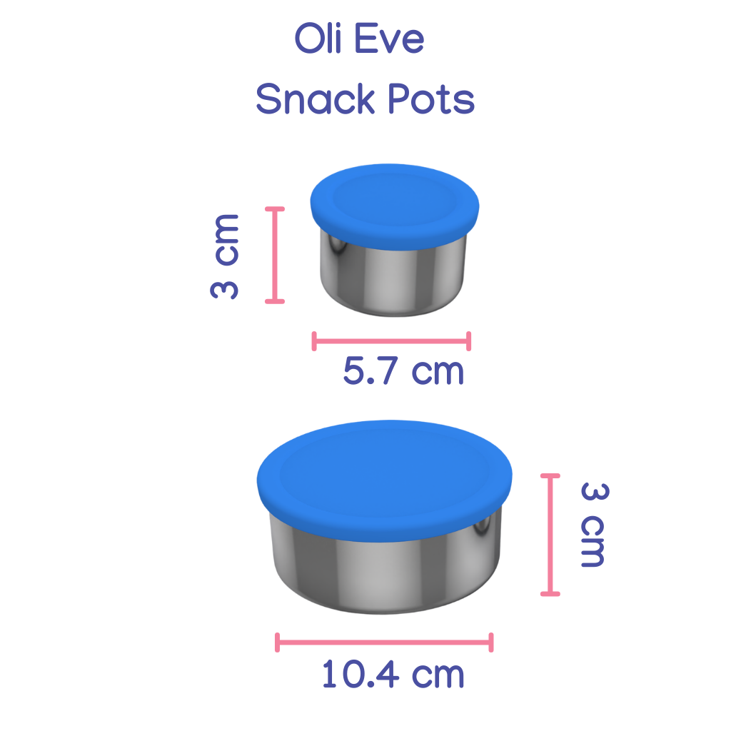 Oli Eve Snack Pots Dimensions