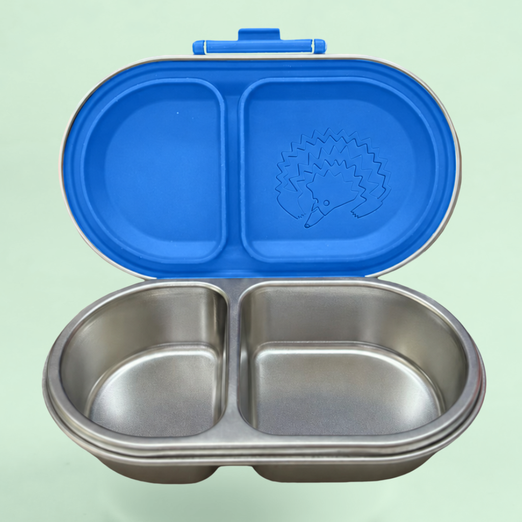 Stainless Steel Bento Go Snack Box - Big Blue - Game On
