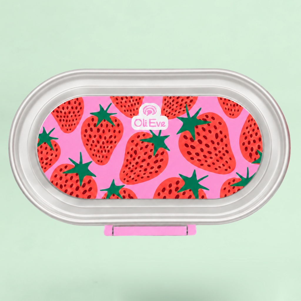 Stainless Steel Bento Go Snack Box - Lilly Pilly Pink - Berry Sweet