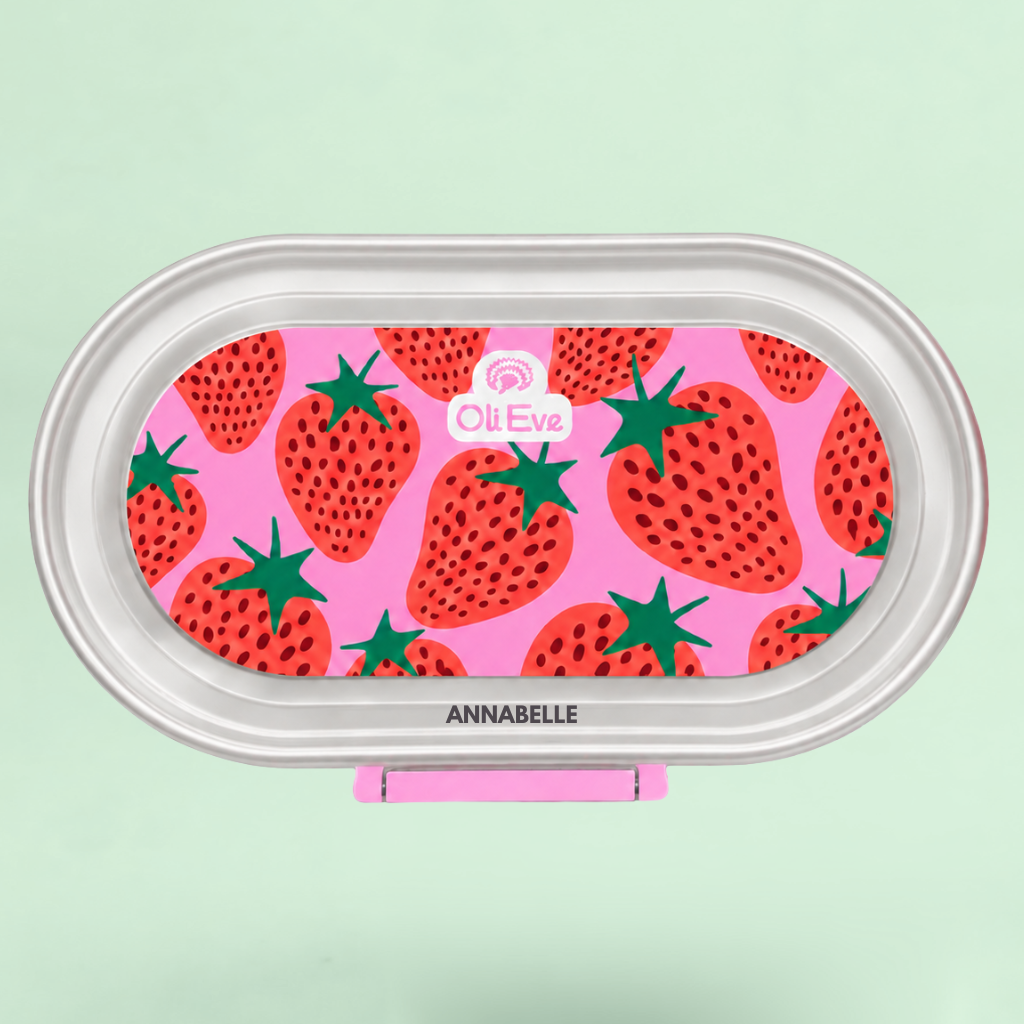 Stainless Steel Bento Go Snack Box - Lilly Pilly Pink - Berry Sweet