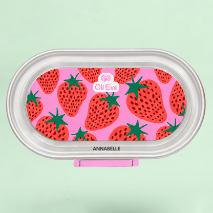 Stainless Steel Bento Go Snack Box - Lilly Pilly Pink - Berry Sweet