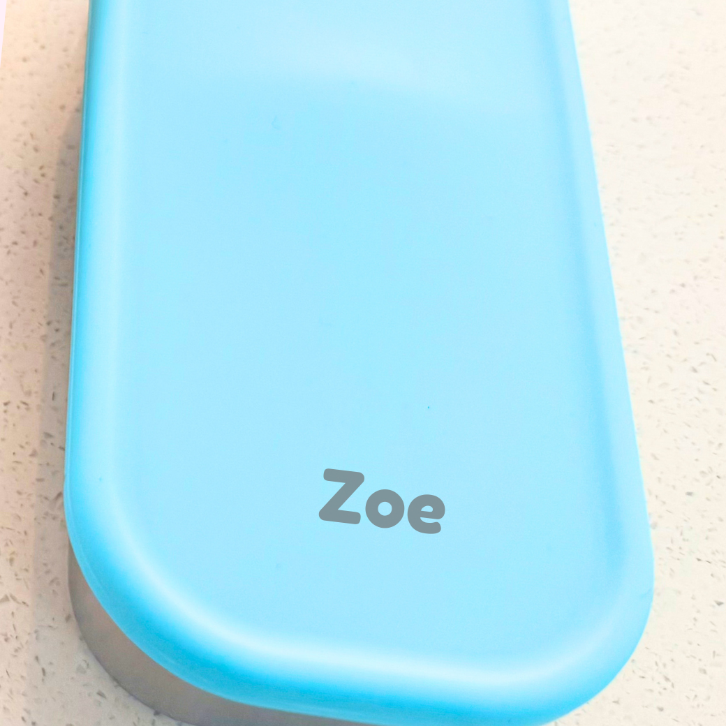 Oli Eve Stainless Steel Snack Container Sea Breeze Personalised with name